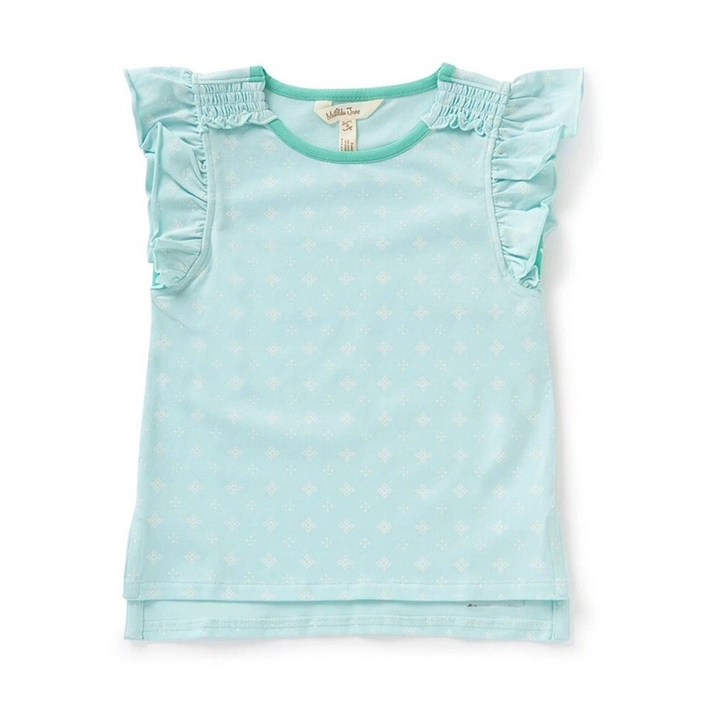 Matilda Jane Girls lets go together Make Your Mark Top size 4 Flaw